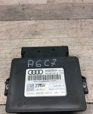 Audi A6 C7 Hand brake control module 4H0907801H 4H0907801A GNQAAC5DDFK4F