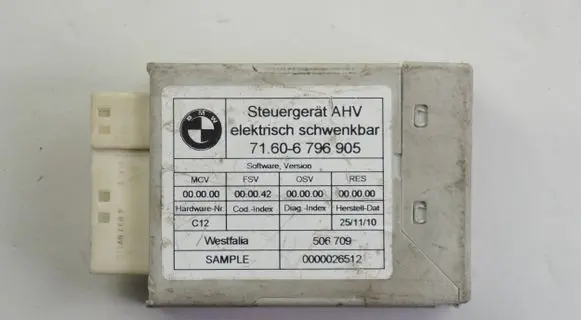 BMW X3 F25 Tow bar trailer control unit/module 6796905