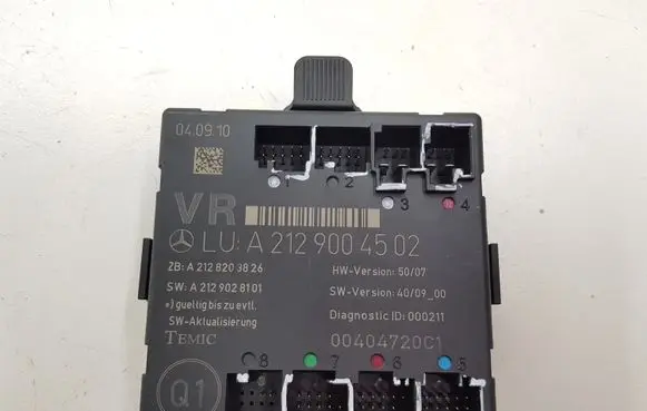 Mercedes-Benz E W212 Door control unit/module A2129004502 A2128203826 A2129028101