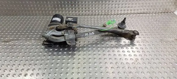 Front wiper linkage and motor
