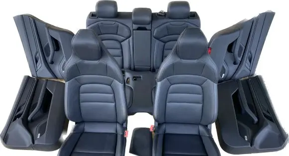 Porsche Taycan 9J1 Seat and door cards trim set 