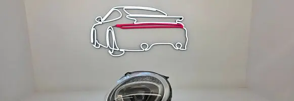Fiat 500 Headlight/headlamp 52129443
