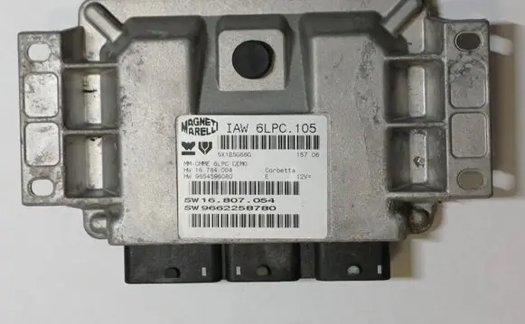 Peugeot 207 Engine control unit/module 9662258780 IAW6LPC105