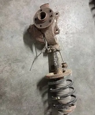 Volkswagen Sharan Front shock absorber with coil spring
