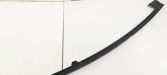 Front door glass trim molding
