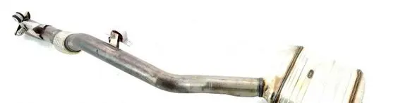 Volkswagen Touareg III Rear muffler/silencer tail pipe 4M0253211A LC9X