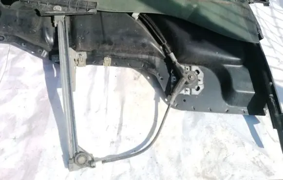 Sliding door window regulator with motor