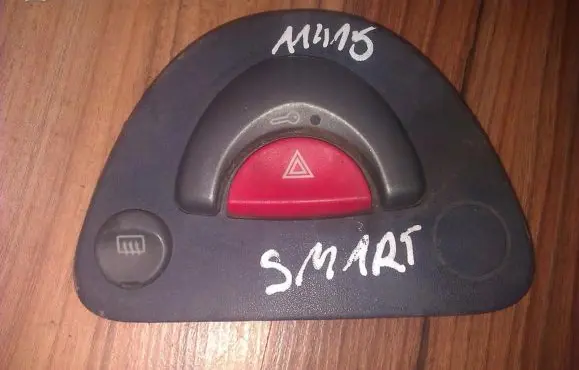 Smart ForTwo I Hazard light switch 091100