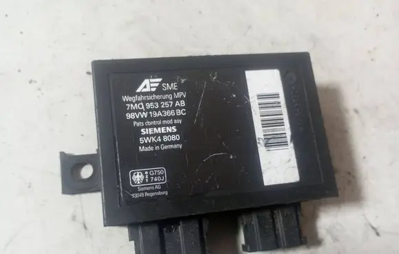 Volkswagen Sharan Immobilizer control unit/module 7M0953257AB 5WK48080