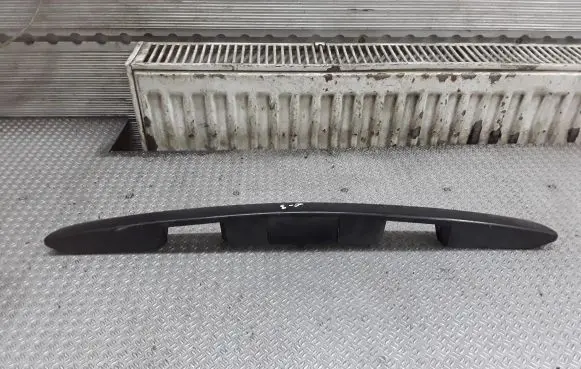 Trunk door license plate light bar