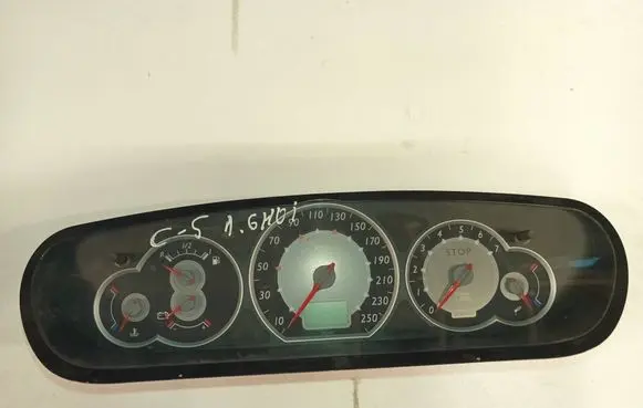 Citroen C5 Speedometer (instrument cluster) 9655608780