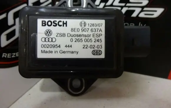 Audi A4 S4 B6 8E 8H ESP acceleration yaw rate sensor 8E0907637A