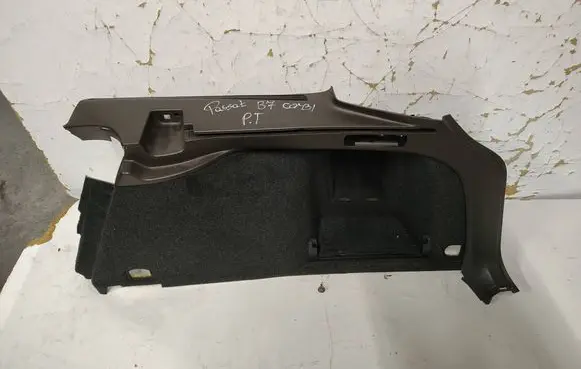 Volkswagen PASSAT B7 Trunk/boot side trim panel 3AF867428