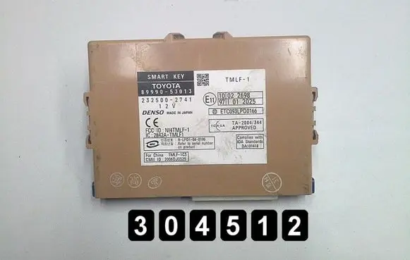 Lexus IS 220D-250-350 Engine control unit/module 89990-53013