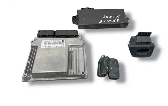 BMW 1 E81 E87 Engine ECU kit and lock set 8512499 0281017551 9237047