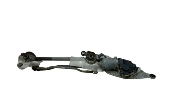 Front wiper linkage and motor