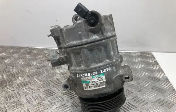Skoda Superb B6 (3T) Air conditioning (A/C) compressor (pump) 062825050B4 R134A1601P 1K0820859C