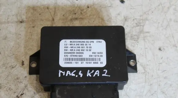 Mercedes-Benz A W176 Hand brake control module A2469003014 A2469021002 A2469017905