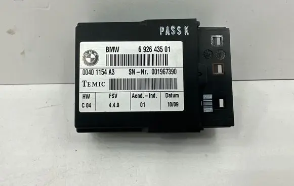BMW 5 F10 F11 Seat control module 6926435 001967390 00401154A3