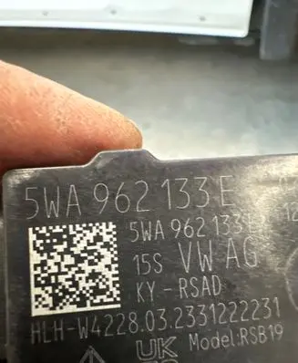 Volkswagen Tiguan Distronic sensor radar 5WA962133E 032331222231
