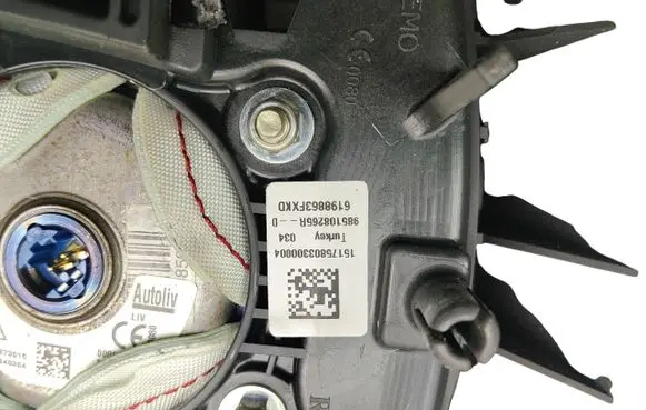 Renault Megane I Airbag squib ring wiring 985108265R
