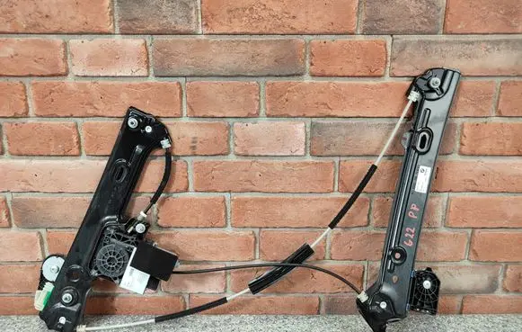 Front door window regulator with motor