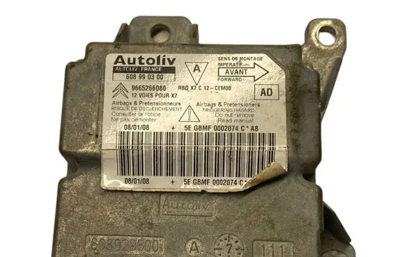 Citroen C5 Airbag control unit/module 9665266080 608990300