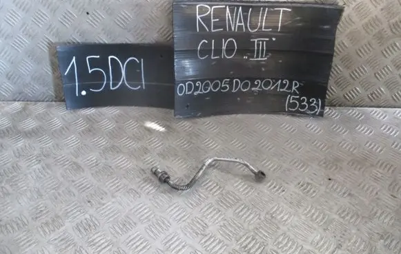 Renault Clio III Turbo turbocharger oiling pipe/hose