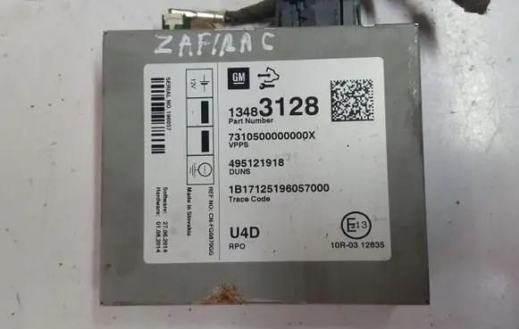 Opel Zafira C Sound amplifier 13483128