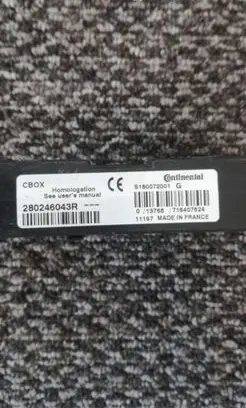 Renault Megane III GPS navigation control unit/module 280246043R S180072001G