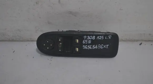 Peugeot 308 Electric window control switch 96565186XT