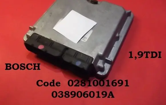 Audi A4 S4 B5 8D Engine control unit/module 0281001691 038906019A