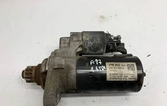 Volkswagen Golf VI Starter motor 02Z911024H 16072012 0001153007