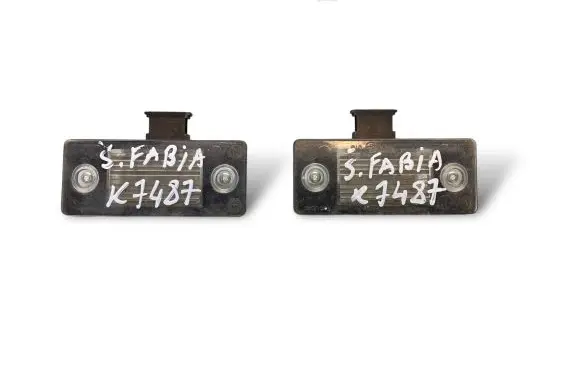 Skoda Fabia Mk2 (5J) Number plate light 6Y0943021E