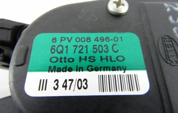 Skoda Fabia Mk1 (6Y) Accelerator throttle pedal 6Q1721503C