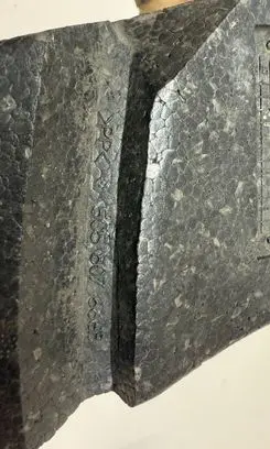 Front bumper foam support bar