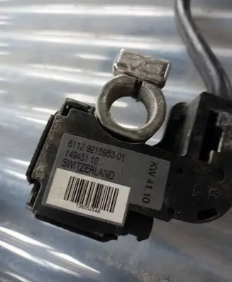 BMW 1 E81 E87 Negative earth cable (battery) 9215953