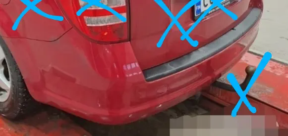KIA Ceed Rear bumper