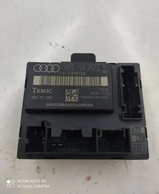 Audi A6 S6 C6 4F Door control unit/module 4F0959792E