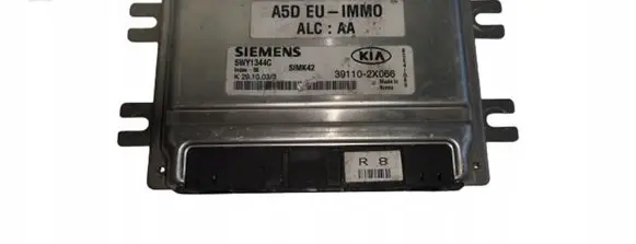KIA Rio Engine ECU kit and lock set 5WY1344C 5WY1344C 39110-2X066
