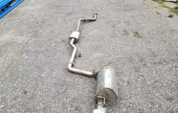 Jaguar XF X250 Muffler/silencer CX235230AB CX235212AA