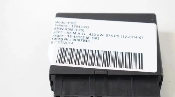 BMW X5 F15 Parking PDC control unit/module 6871218