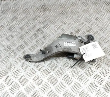 Front wiper linkage and motor