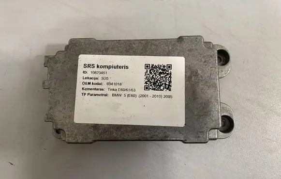 BMW 5 E60 E61 Airbag control unit/module 6941018