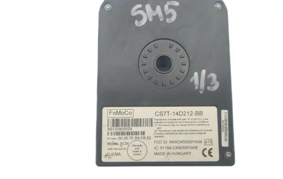 Ford Galaxy Bluetooth control unit module CS7T14D212BB 100035000200 BB120805529