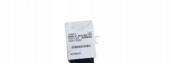 BMW 5 E39 Tow bar trailer control unit/module 6908767