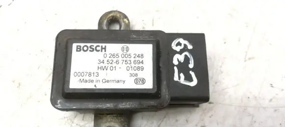 BMW 5 E39 ESP acceleration yaw rate sensor 0265005248 34526753694 0007813