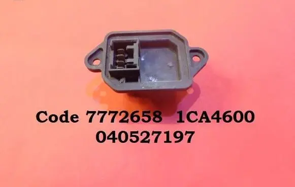 Fiat Ducato Heater blower motor/fan resistor 7772658 1CA4600 040527197