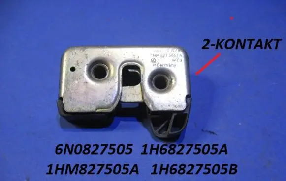 Seat Ibiza II (6k) Tailgate/trunk/boot lock/catch/latch 6N0827505 1H6827505A