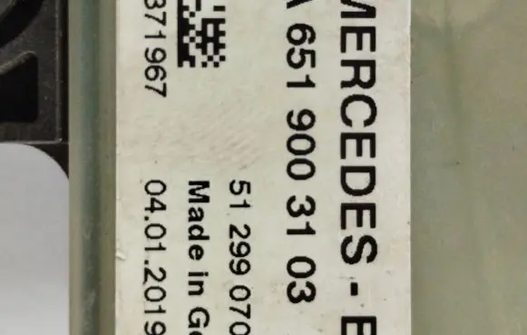 Mercedes-Benz GLC X253 C253 Glow plug pre-heat relay A6519003103 6519003103